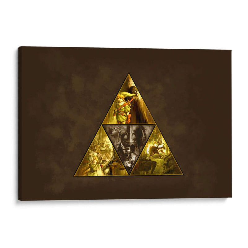 Triforce of power | Cuadro decorativo de Canvas Lab