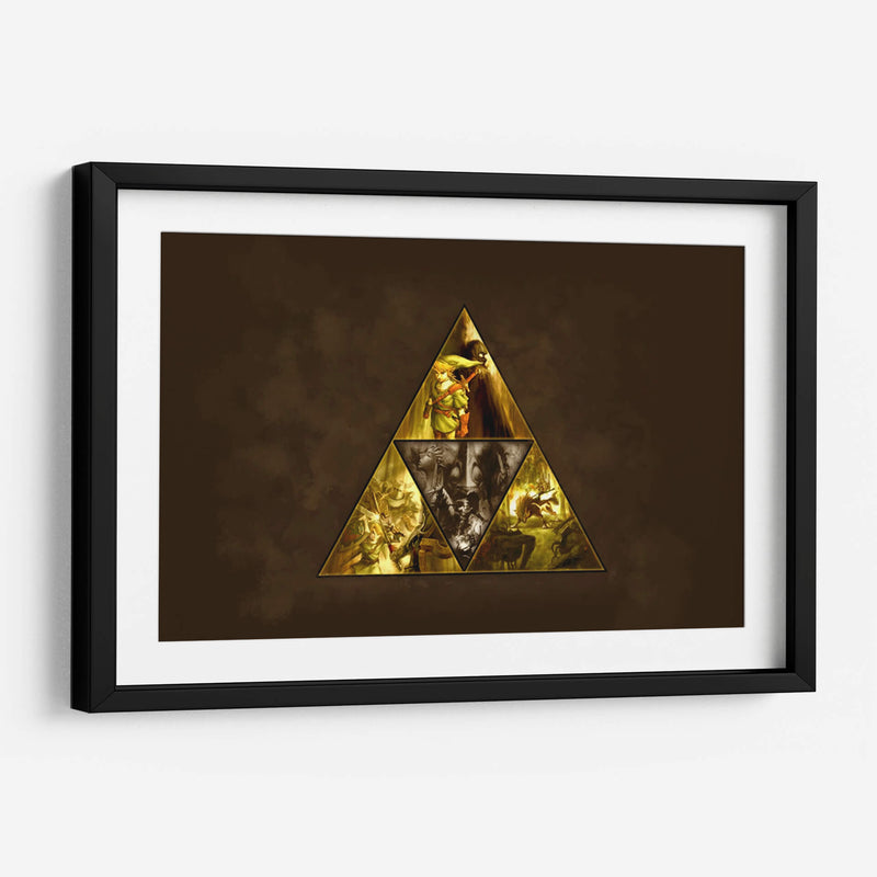 Triforce of power | Cuadro decorativo de Canvas Lab