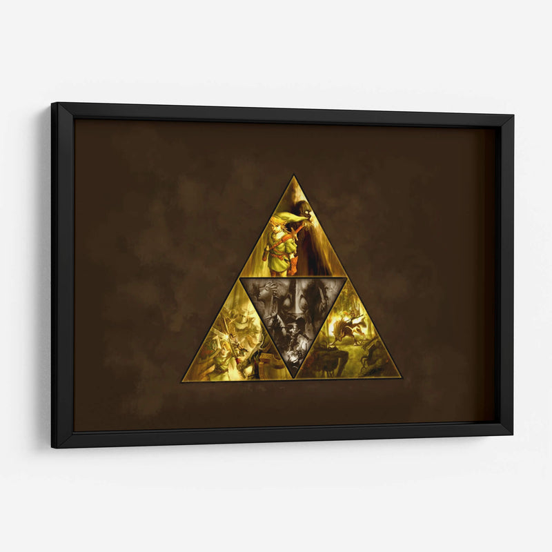 Triforce of power | Cuadro decorativo de Canvas Lab