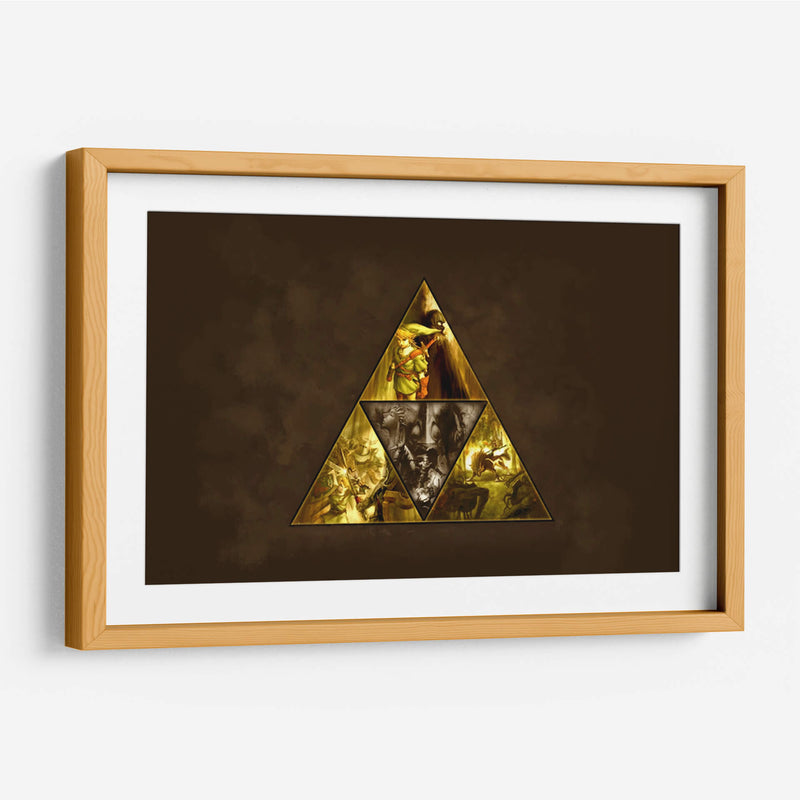 Triforce of power | Cuadro decorativo de Canvas Lab