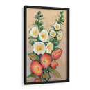 Hollyhocks Rojos Ii - Tim OToole | Cuadro decorativo de Canvas Lab