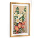 Hollyhocks Rojos Ii - Tim OToole | Cuadro decorativo de Canvas Lab