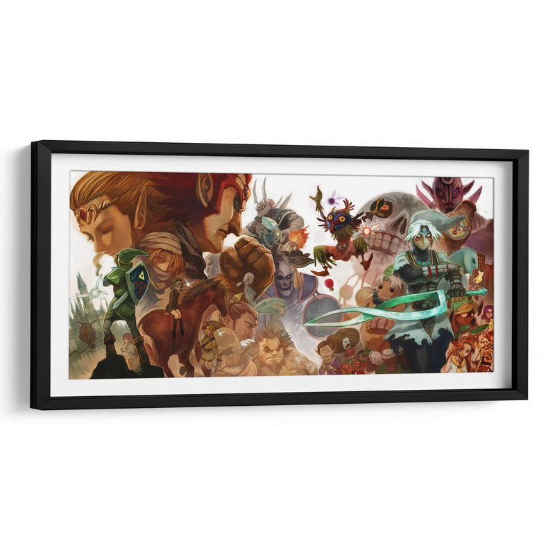 Zelda illustration | Cuadro decorativo de Canvas Lab