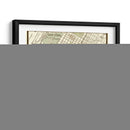 Mapa De Sepia De Nueva York - Vision Studio | Cuadro decorativo de Canvas Lab