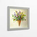 Helado floral | Cuadro decorativo de Canvas Lab