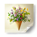 Helado floral | Cuadro decorativo de Canvas Lab