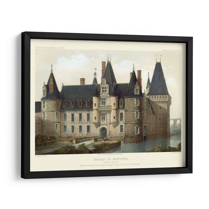 Chateaux Francés Ii - Victor Petit | Cuadro decorativo de Canvas Lab