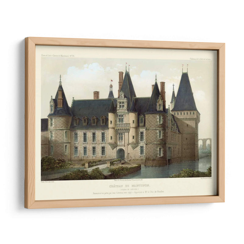 Chateaux Francés Ii - Victor Petit | Cuadro decorativo de Canvas Lab