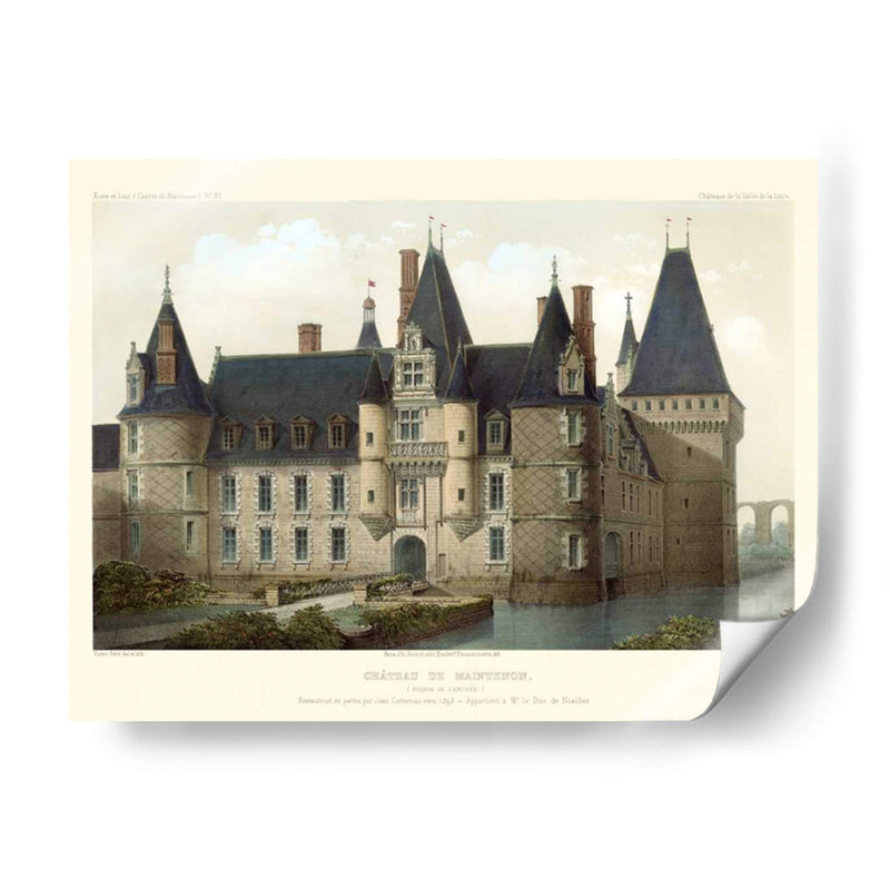 Chateaux Francés Ii - Victor Petit | Cuadro decorativo de Canvas Lab