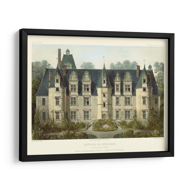 Chateaux Francés Iii - Victor Petit | Cuadro decorativo de Canvas Lab