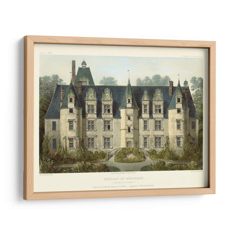 Chateaux Francés Iii - Victor Petit | Cuadro decorativo de Canvas Lab