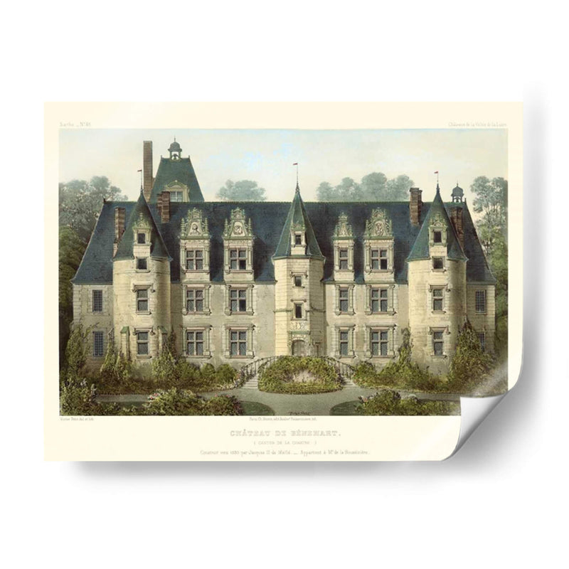 Chateaux Francés Iii - Victor Petit | Cuadro decorativo de Canvas Lab