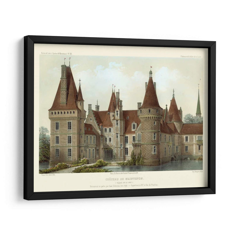 Chateaux Francés Iv - Victor Petit | Cuadro decorativo de Canvas Lab