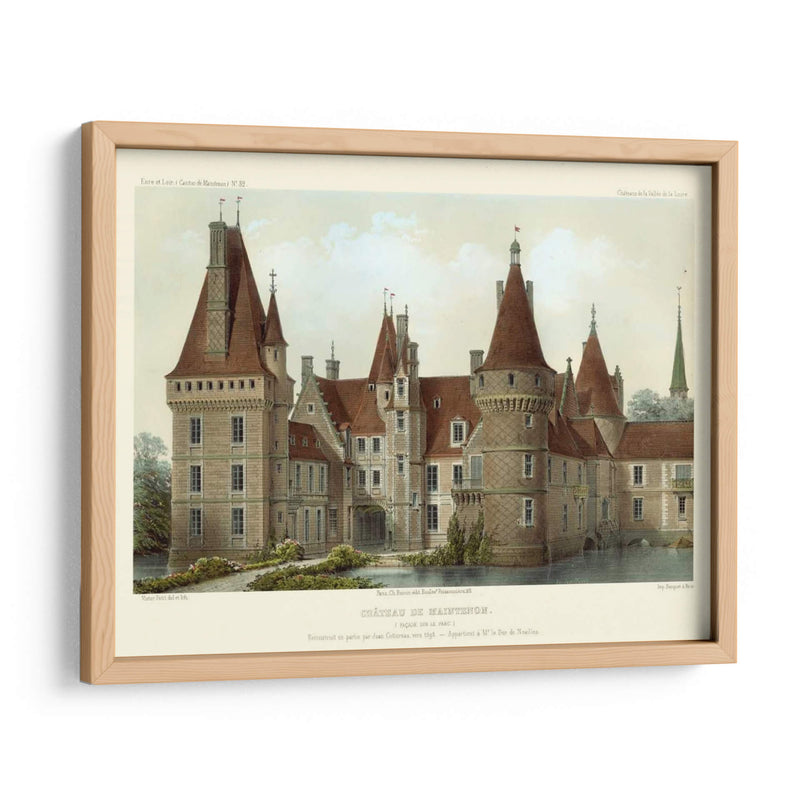 Chateaux Francés Iv - Victor Petit | Cuadro decorativo de Canvas Lab