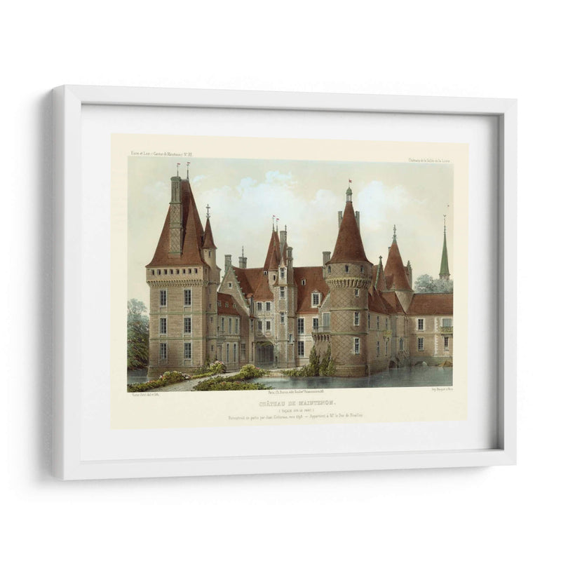 Chateaux Francés Iv - Victor Petit | Cuadro decorativo de Canvas Lab