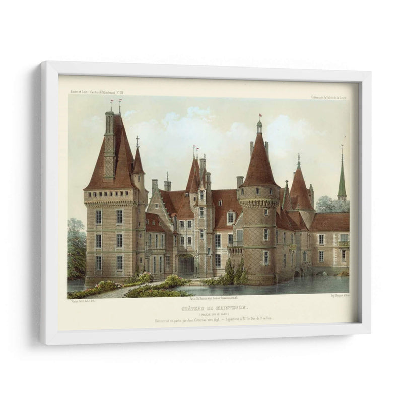 Chateaux Francés Iv - Victor Petit | Cuadro decorativo de Canvas Lab