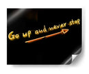Go up and never stop | Cuadro decorativo de Canvas Lab