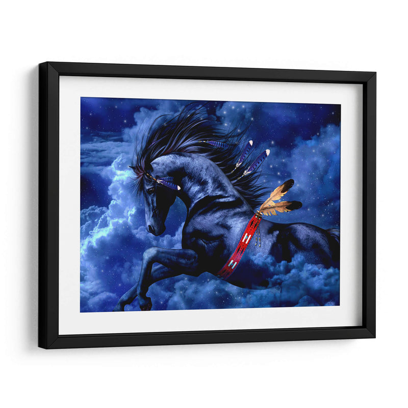 Apache azul | Cuadro decorativo de Canvas Lab