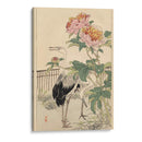 Grúa Y Peonía - Bairei | Cuadro decorativo de Canvas Lab