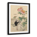 Grúa Y Peonía - Bairei | Cuadro decorativo de Canvas Lab