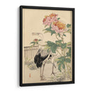 Grúa Y Peonía - Bairei | Cuadro decorativo de Canvas Lab