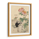 Grúa Y Peonía - Bairei | Cuadro decorativo de Canvas Lab