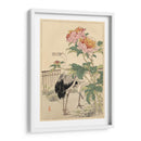 Grúa Y Peonía - Bairei | Cuadro decorativo de Canvas Lab