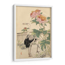 Grúa Y Peonía - Bairei | Cuadro decorativo de Canvas Lab