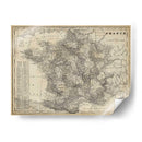 Mapa Antiguo De Francia - Vision Studio | Cuadro decorativo de Canvas Lab