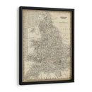Mapa Antiguo De Inglaterra - Vision Studio | Cuadro decorativo de Canvas Lab