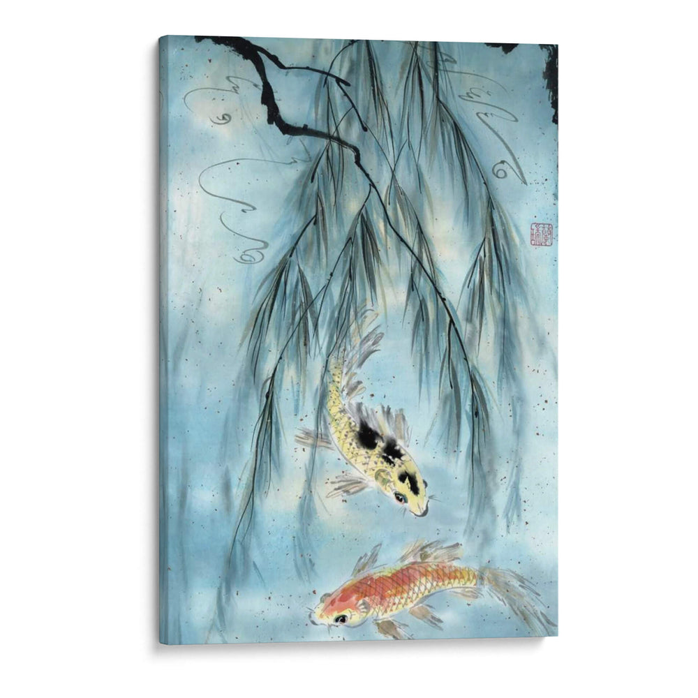 Golden Koi - Nan Rae | Cuadro decorativo de Canvas Lab