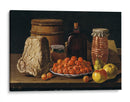 Bodegón con fruta y queso - Luis Meléndez | Cuadro decorativo de Canvas Lab