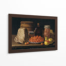 Bodegón con fruta y queso - Luis Meléndez | Cuadro decorativo de Canvas Lab