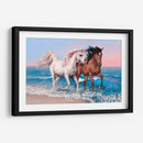 Cabalgando en la playa | Cuadro decorativo de Canvas Lab