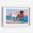 Cabalgando en la playa | Cuadro decorativo de Canvas Lab