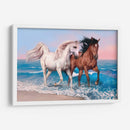 Cabalgando en la playa | Cuadro decorativo de Canvas Lab