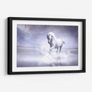 Caballo blanco en su universo | Cuadro decorativo de Canvas Lab