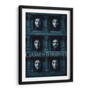 Caras GOT | Cuadro decorativo de Canvas Lab