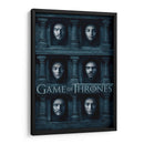 Caras GOT | Cuadro decorativo de Canvas Lab