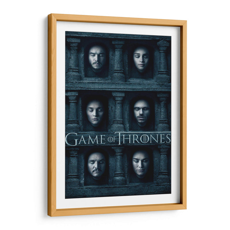 Caras GOT | Cuadro decorativo de Canvas Lab