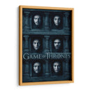 Caras GOT | Cuadro decorativo de Canvas Lab