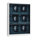 Caras GOT | Cuadro decorativo de Canvas Lab