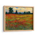 Campo Rojo I - Tim OToole | Cuadro decorativo de Canvas Lab