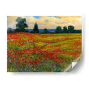 Campo Rojo I - Tim OToole | Cuadro decorativo de Canvas Lab