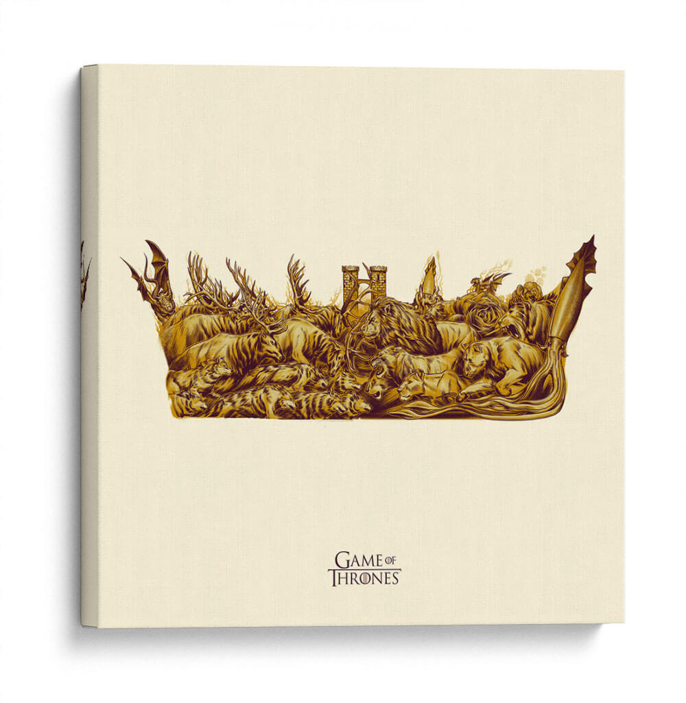 Corona de Juego de Tronos | Cuadro decorativo de Canvas Lab