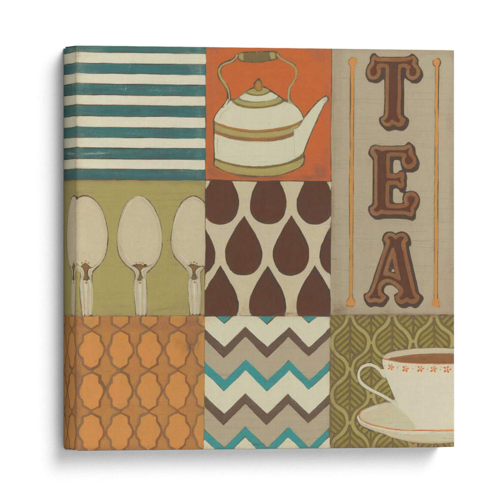 Collage De Té - June Erica Vess | Cuadro decorativo de Canvas Lab