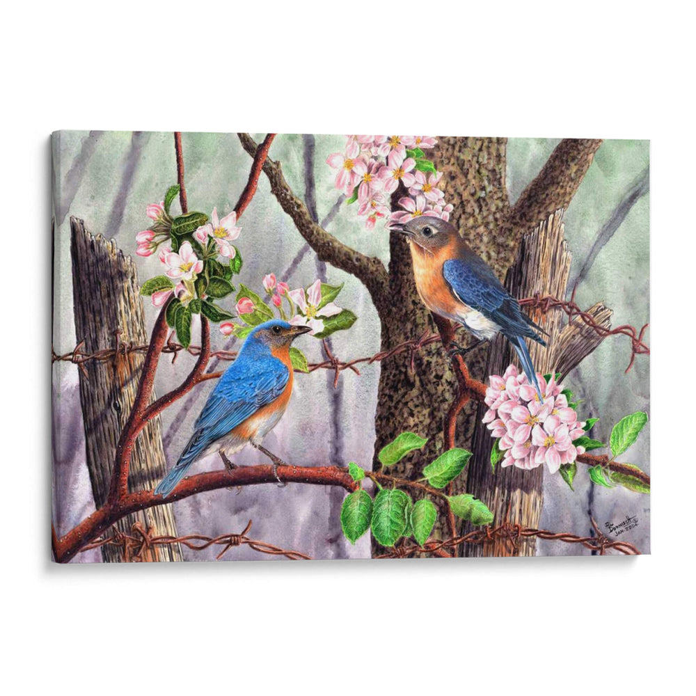 Bluebirds - Al Dornish | Cuadro decorativo de Canvas Lab