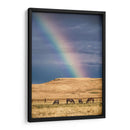 Cuatro caballos y el arcoíris | Cuadro decorativo de Canvas Lab