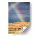 Cuatro caballos y el arcoíris | Cuadro decorativo de Canvas Lab