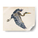 Renderizado De La Garza Azul Iv - Melissa Wang | Cuadro decorativo de Canvas Lab